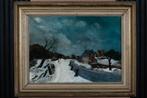 Hollandse School (XIX-XX) - Winters Landschap met Knotwilgen