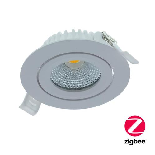 LED Slimme Dimbare inbouw spot 5W | Ø70mm | Wit | RGB+CCT, Huis en Inrichting, Lampen | Plafondlampen, Ophalen of Verzenden