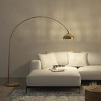 Booglamp Arcus, staal, retro-stijl, 60W - goud, Verzenden, Nieuw