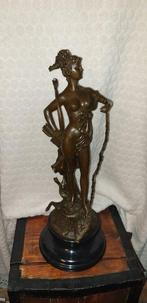 Aibert - Beeld, Diana hunting goddess - 8 kg - 48 cm -, Antiek en Kunst