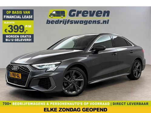 Audi A3 30 TFSI S-Line LED Virtual Carplay Cruise Navi PDC, Auto's, Audi, Te koop, Automaat, Financial lease, Benzine, Zilver of Grijs