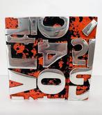 Karl Lagasse - GOD BLESS ORANGE ABSTRAIT - Vendu sans prix