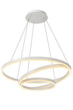 Lucide TRINITI - Hanglamp 80cm Wit 3000K dimbaar, Huis en Inrichting, Lampen | Hanglampen, Verzenden, Nieuw