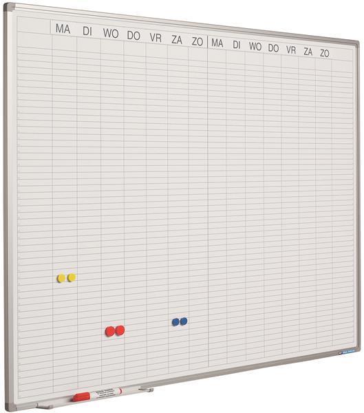 Dubbele weekplanner incl. dagenstrook - 60x90 cm, Huis en Inrichting, Woonaccessoires | Wanddecoraties, Ophalen of Verzenden