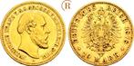 10 Mark goud 1878 A Kaiserreich: Mecklenburg Schwerin: Fr..., Verzenden