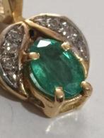 Halsketting - 18 karaat Geel goud - 1.36ct. tw. Smaragd -, Nieuw