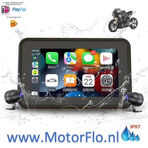 Motor navigatie Apple CarPlay en Android Auto navigatie GPS, Motoren, Accessoires | Navigatiesystemen, Nieuw, Ophalen of Verzenden
