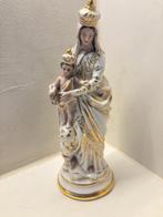 Beeldje, Maria met Jezus - 26 cm - Porselein - 1920