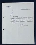 Casterman - Tintin - Lettre de Hergé - 1938 - Signée, Boeken, Nieuw