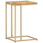 vidaXL Bijzettafel 35x45x65 cm massief mangohout, Verzenden, Nieuw, 60 cm of meer