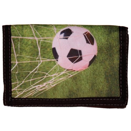 Klittenband Portemonnee Voetbal in Goal - 13x8,5cm NIEUW, Sieraden, Tassen en Uiterlijk, Portemonnees, Nieuw, Ophalen of Verzenden
