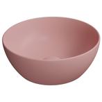 Keramische Opbouw Waskom Sapho Pura dia. 32 cm Roze, Ophalen of Verzenden, Nieuw, Overige typen