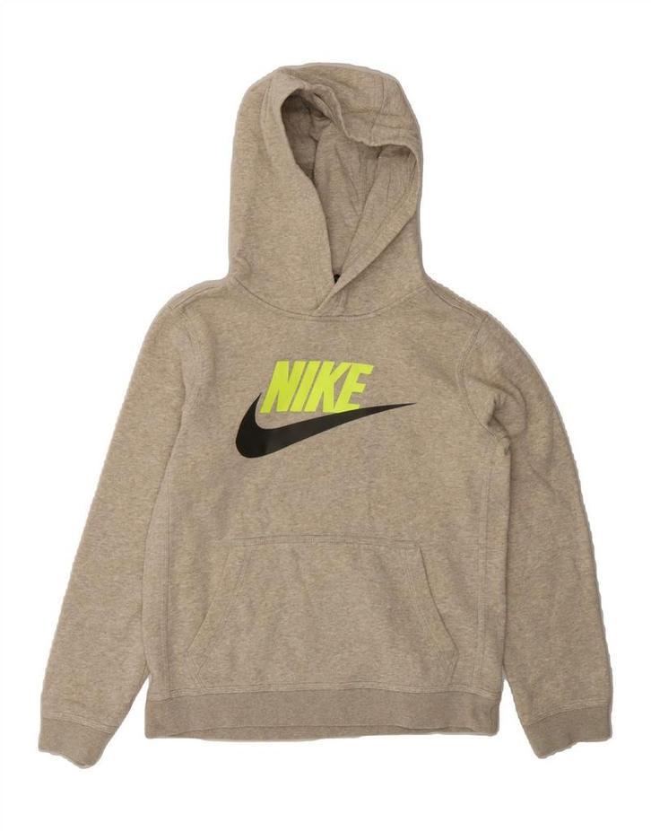 NIKE Boys Standard Fit Hoodie Jumper 12-13 Years Large  Grey, Kleding | Heren, Truien en Vesten, Verzenden