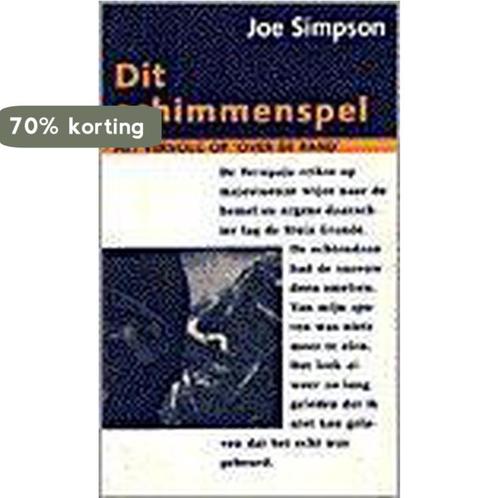 Dit schimmenspel / Nijgh NF 9789038867731 J. Simpson, Boeken, Romans, Gelezen, Verzenden