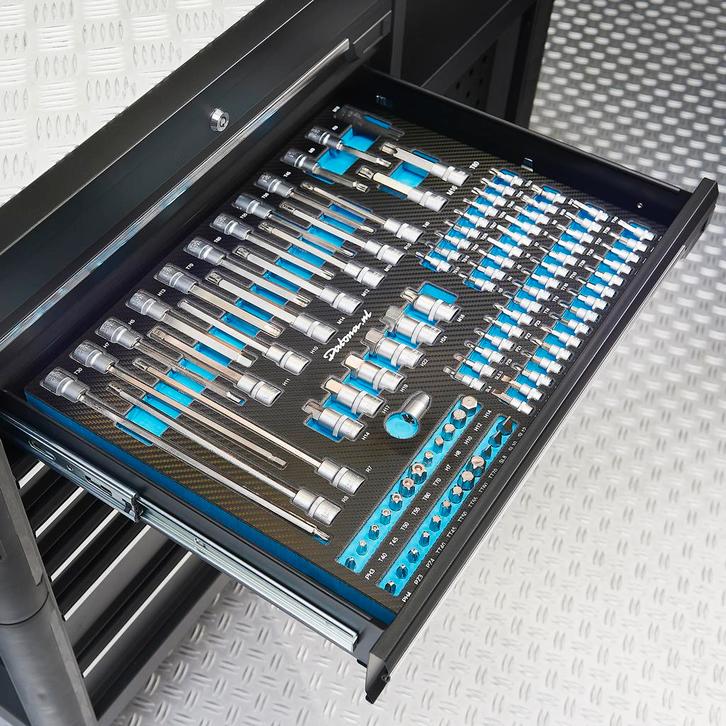 Datona 102-delige Inbus en torxdoppenset 1/2, 3/8 en, Doe-het-zelf en Verbouw, Gereedschap | Handgereedschap, Nieuw, Ophalen of Verzenden