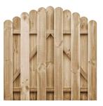 Gebogen Houten Tuinpoort Grenen 100x100 cm Geïmpregneerd, Tuin en Terras, Verzenden, Nieuw