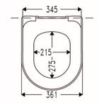 Toiletzitting Cedo Caldera Softclose Wit, Ophalen of Verzenden, Nieuw