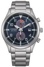 Citizen CA7028-81L Eco-Drive chronograaf horloge, Staal, Staal, Verzenden, Nieuw