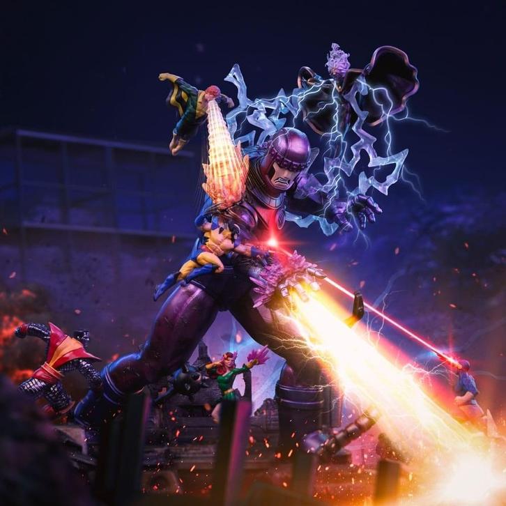 Marvel Demi Art Scale Statue 1/20 X-Men Danger Room Diorama, Verzamelen, Film en Tv, Nieuw, Ophalen of Verzenden