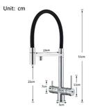 Zwart-Grijze Keukenkraan met Waterfilter – Drinkwater Mengkr, Verzenden, Nieuw