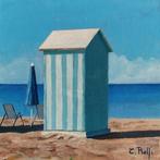 Claudio Rolfi (1960) - Spiaggia dei ricordi, Antiek en Kunst, Kunst | Schilderijen | Modern