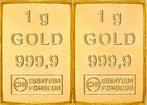 2 gram - Goud .999 - Valcambi, Switzerland