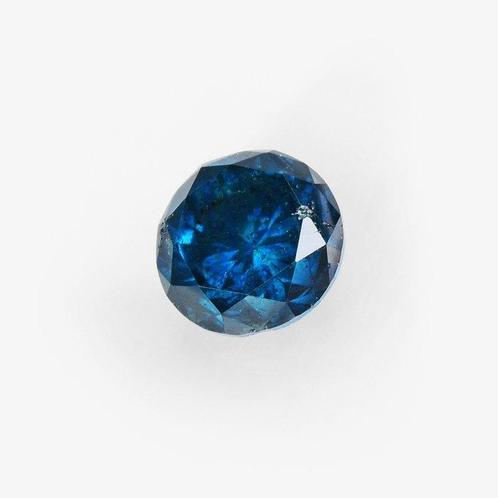 1 pcs Diamant (Kleurbehandeld) - 0.48 ct - Rond - Fancy deep, Sieraden, Tassen en Uiterlijk, Edelstenen