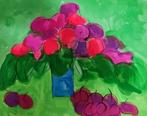 Walasse Ting (1929 - 2010) - I love cherries and flowers,