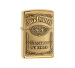 Zippo Jack Daniel's label (brass), Verzamelen, Rookartikelen, Aanstekers en Luciferdoosjes, Verzenden, Nieuw