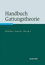 HandBook Gattungstheorie.by Zymner New, Boeken, Literatuur, Rudiger Zymner, Zo goed als nieuw, Verzenden