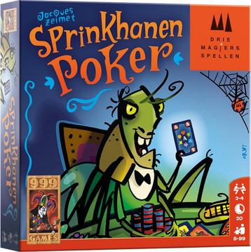 999 Games Sprinkhanen Poker Kaartspel (Nieuw) beschikbaar voor biedingen