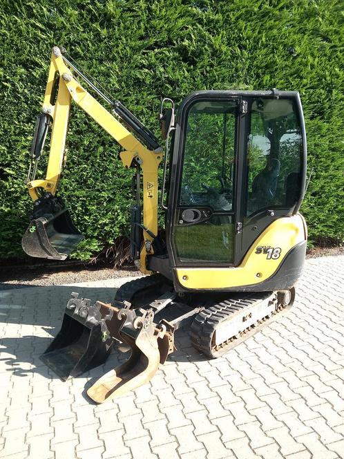 yanmar sv18 minigraver, 755 uur bouwjaar 2018, Zakelijke goederen, Machines en Bouw | Kranen en Graafmachines, Ophalen