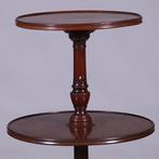 Grote 18e eeuwse Dumb Waiter met drie roterende bladen No381, Ophalen of Verzenden