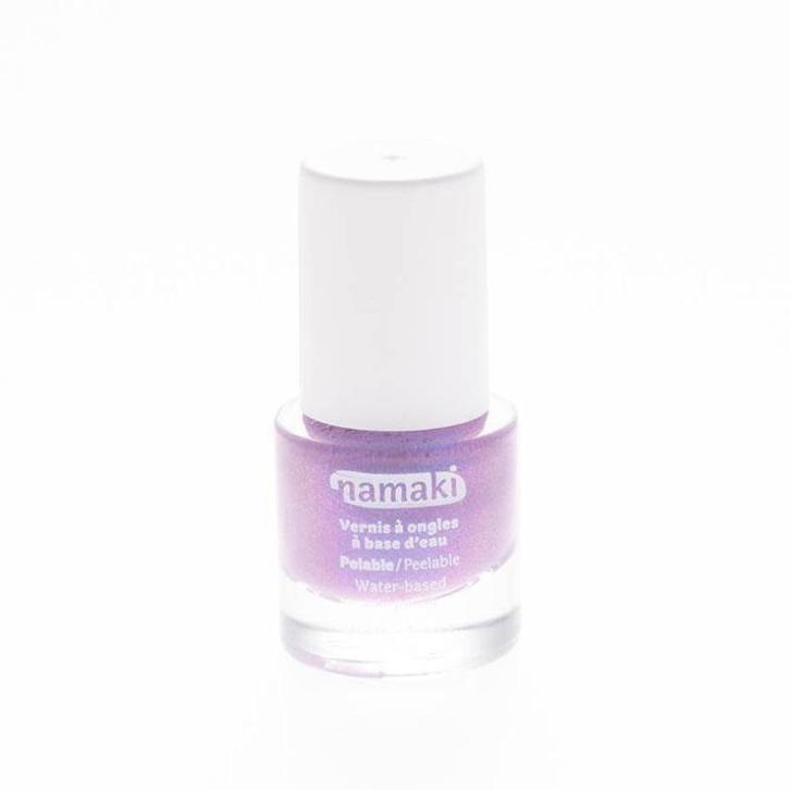 Kindernagellak waterbasis violet glitter - Namaki, Kinderen en Baby's, Speelgoed | Overig