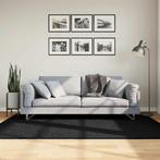 vidaXL Vloerkleed PAMPLONA shaggy hoogpolig modern 140x200, Verzenden, Nieuw, Zwart