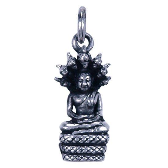 Zilveren Boeddha ketting hanger - geboortedag Zaterdag, Sieraden, Tassen en Uiterlijk, Kettinghangers, Verzenden