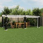 vidaXL Prieel met zijwanden van gaas 6x3 m staal, Tuin en Terras, Partytenten, Verzenden, Nieuw