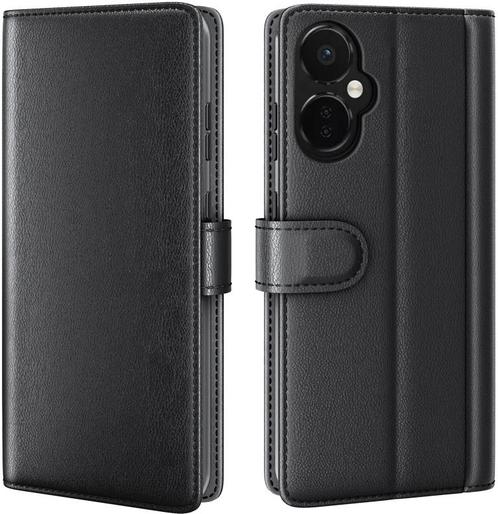 ProGuard OnePlus Nord CE 3 Lite Wallet Hoesje Echt Leder Zwa, Telecommunicatie, Mobiele telefoons | Hoesjes en Frontjes | Overige merken