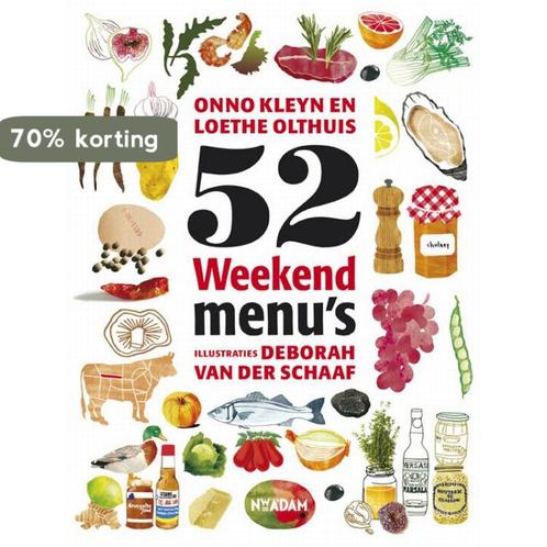 52 Weekendmenus 9789046807064 Loethe Olthuis, Boeken, Kinderboeken | Jeugd | 13 jaar en ouder, Gelezen, Verzenden