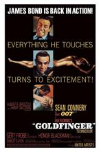 Poster James Bond Goldfinger 61x91,5cm, Verzenden, Nieuw, A1 t/m A3