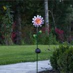 Solar Bloem - Madeliefje Roze - 81 cm (tuinverlichting), Verzenden, Nieuw, Overige typen