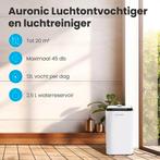 2dekans | Auronic Luchtontvochtiger en Luchtreiniger - 12L -, Witgoed en Apparatuur, Ophalen of Verzenden, Zo goed als nieuw
