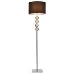 Vloerlamp staande lamp 155 cm Spheridern chroom en zwart, Huis en Inrichting, Lampen | Vloerlampen, Verzenden, Nieuw