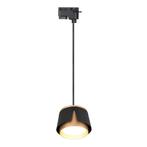 1-fase hanglamp rond Ø100 Tulip Zwart/ Goud GX53 fitting, Huis en Inrichting, Ophalen of Verzenden, Nieuw, Metaal of Aluminium