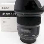 Sigma 24MM 1.4 DG HSM ART NIKON OCCASION, Ophalen of Verzenden, Zo goed als nieuw