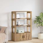 vidaXL Dressoir artisanaal eikenkleurig 30 x 80 x 119,5 cm, Verzenden, Nieuw, Overige houtsoorten, Minder dan 50 cm