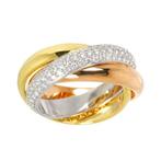 Cartier - Ring - 18 karaat Geel goud, Roségoud, Witgoud, Nieuw