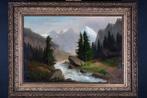 Carl Lindener (1840-1883) - Berg Pastorale (XL) - (NO
