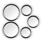 Spiegel Set - Trion Vivo - 25x25 - 5 Stuks Hangspiegels in, Huis en Inrichting, Ophalen of Verzenden, Nieuw