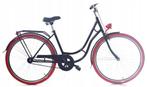Damesfiets - 28 inch fiets - retro - zwart rood, Ophalen of Verzenden, Nieuw